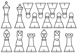 Dibujos Para Colorear Maestra De Infantil Y Primaria Fichas Del Ajedrez Para Colorear Piezas De Ajedrez Ajedrez Infantil Dibujos De Ajedrez