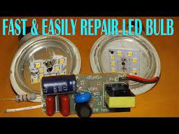 Fast Easily Repair Led Bulb At Home Youtube Led Bulb Led Repair