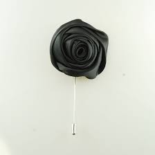 black brooch pin