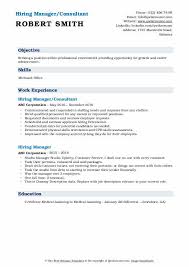 Hiring manager jobs, 9 urgent job vacancies! Hiring Manager Resume Samples Qwikresume