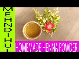Homemade Henna Powder With Henna Leaves How To Make Henna Powder At Home Mehndi Powder Mehndihut Yout Homemade Henna How To Make Henna Natural Henna Hair Dye