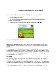 Advance E Filing Form 2290 Tax Year 2014 2015 By Express