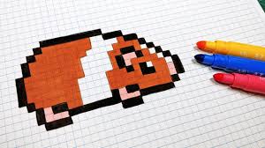 Découvrez des centaines de modèles de pixel art faciles à réaliser et à imprimer, à recopier ou à créer avec (ou. Handmade Pixel Art How To Draw A Guinea Pig Pixelart Youtube