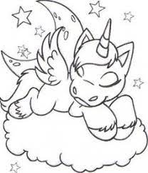 Sleeping Unicorn Coloring Page Unicorn Coloring Pages Animal Coloring Pages Cute Coloring Pages