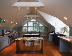 Office Above Garage Google Search Attic Rooms Attic Renovation Attic Apartment