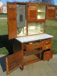 oak hoosier wilson cabinet w flour bin
