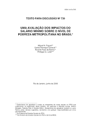 1) phone numbers 2) address 3) email 4) age, social profiles & more. Pdf Uma Avaliacao Dos Impactos Do Salario Minimo Sobre O Nivel De Pobreza Metropolitana No Brasil