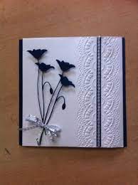 It's a great basic layout design that i used on all the cards today, but it would also be perfect with other stamps and papers! Memory Box Card Sympathy Cards Handmade Poppy Cards Pinterest Birthday Cards