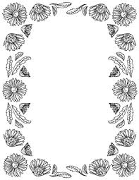 Free printable borders requires no downloads or templates. Free Printable Floral Page Borders