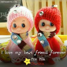 A bona fide best friend is a rare find. Awesome Beautiful Cute Dolls Friendship Ate Mila Cute Dolls Friends Forever Pictures Stylish Alphabets