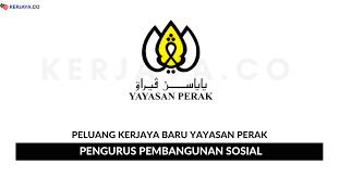 Senarai lengkap permohonan jawatan kosong terkini terengganu untuk pencari kerja lepasan pmr, spm, stpm, sijil, diploma & graduan lepasan universiti awam & swasta sepanjang tahun 2021. Jawatan Kosong Terkini Yayasan Perak Pengurus Pembangunan Sosial Kerja Kosong Kerajaan Swasta
