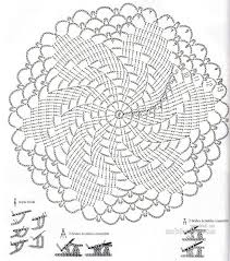 Diagram Crochet Doilies Pattern Besides Crochet Doily