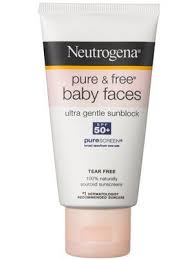 Neutrogena Pure Free Baby Faces Ultra Gentle Sunblock Spf 50 Baby Faces Free Baby Stuff Neutrogena