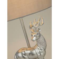 All it needs is an abandoned field, highway median or. Silver Stag Table Lamp Home George At Asda