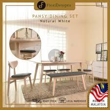Shop furniture with confidence & price match guarantee. Free Shipping Hino Modern Dining Room Set 4 Seater 6 Seater Dining Chair Restaurant Dining Set Shopee Malaysia
