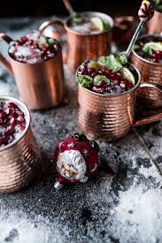 Pomegranate And Peppermint Moscow Mules Video Half Baked Harvest Recipe Winter Drinks Christmas Drinks Half Baked Harvest