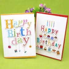 Greeting cards are made of card stock that may be of wood pulp or part rag (textile waste)—sturdy, fairly expensive paper. 10 Pcs Lot 3d Folding Music Cards Handmade Birthday Greeting Card With Envelope Happy Birthday Gift To Friend Free Shipping Greeting Cards Birthday Greeting Cardscard Handmade Aliexpress