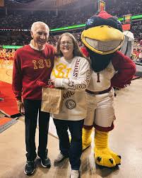 The #isubookstore is proud to sponsor the #HeroOfTheGame every home game at  #HiltonColiseum 🏀 Tonight's Hero of the Game is John Johannsen. John was  drafted into the Army in 1968 and deployed