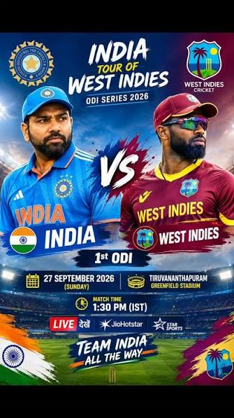 Ind vs westindies , Date -27/09/2026, #indvswestindieslive, #cricfun , #cricinfo , #cricketnews
