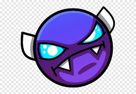 It is a very clean transparent background image and its resolution is 640x640 , please mark the image source when quoting it. Geometry Dash World Geometry Dash Meltdown Demon Demon Purple Social Media Png Pngegg
