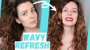 HOW TO Refresh Wavy Hair