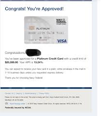 You don't care about rewards or cash back. Navy Platinum Card Approval Myfico Forums 5566740