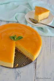 Kek mangga azie kitchen : Easy Cook Mango Cheesecake Mango Cheesecake Delicious Cake Recipes Easy Cooking