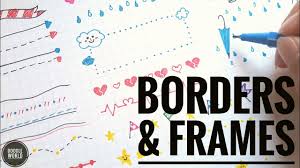 Cute Easy Borders To Draw Sweet Planit Designs for project front page. cute easy borders to draw sweet planit