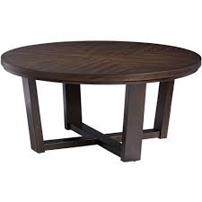 Opens in a new tab. Elm Lane Conrad 40 Wide Dark Brown Wood Round Coffee Table Target
