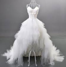 Beautiful Wedding Dress Feather Design All Sizes Available High Low Trailing Ebay Wedding Dresses High Low Wedding Dress With Feathers Wedding Dresses