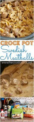 Crock Pot Swedish Meatballs Recipe Crockpot Recipes Swedish Meatball Recipes Crockpot