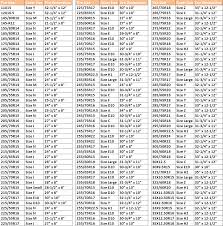 tire conversion tractor tire conversion chart standard