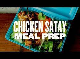 Keep It Simple And Delicious With Niall Kirkland S Easy Chicken Satay Meal Prep When Peanut Butter Is Involved You Know It S In 2021 Meal Prep Chicken Recipes Meals