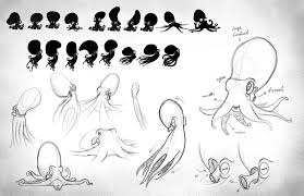 Octopus Concept Octopus Sketch Octopus Art Animal Sketches