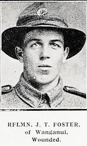 Rflmn J T Foster of Wanganui, wounded