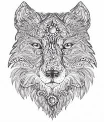 Mandala gratuit tete loup superbe mandala plein de motifs cree avec une tete de loup. The Best 30 Coloriage De Loup Mandala