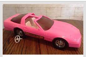 Pin By Brandy Ledbetter On Throwback Pink Corvette Barbie Barbie Car