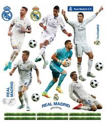 ⚽️ official profile of real madrid c.f. Real Madrid Wandaufkleber 11 Spieler 2 Aufkleberbogen Internet Bikes