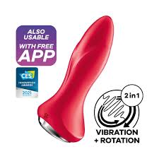 Satisfyer Rotator Plug 1+ Anal Vibrator Red | Gaymegastore – gaymegastore.eu