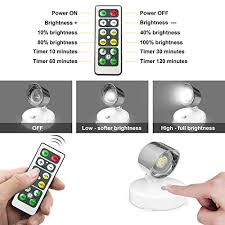 These lights are perfect additions for dark places that need a little light. Wireless Spotlight Battery Operated Accent Lights Art Lights For Paintings Mini Led Picture Light Puck Lights Wall Light 4000k Light 80 Lumens Sliver Pricepulse