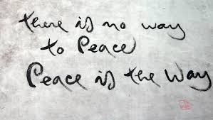 There Is No Way To Peace Editorial Photography Image Of Show 124864432