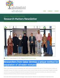 Industrial separation often involves centrifugation in which the gravity is increased several thousand fold. Cam Qu A Twitter Our Team Of Researchers Led By Prof Mariam Al Maadeed Qataruniversity Has Developed Innovative Nanostructured Membranes That Can Efficiently Separate Oil From Oil Water Mixtures And Emulsions Funded Under The 10th