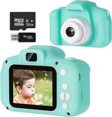 Bol Com Eggy Groene Kindercamera Luxe Kado Verpakking Met 32gb Sd Kaart Digitaal