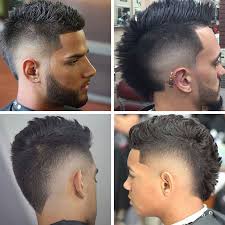 This haircut can be worn it is classic combination of the modern mohawk haircut and classic hairstyles such as the taper. 40 Burst Fade Mohawk Haircuts For Black Guy New Natural Hairstyles