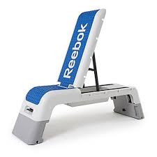 Reebok Professional Deck Workout Bench White Dark Blue