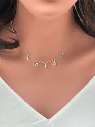 Star of David With Cross Necklace, Tiny Sterling Silver/gold Fill Cross  Magen David Necklace, Star of David, Messianic Star of David Cross.