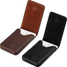 We offer free engraving and free shipping on all of our business card holders and cases. 2 Pieces Business Card Holder Business Card Wallet Pu Leather Business Card Case Pocket Business Name Card Holder With Magnetic Shut Credit Card Id Case Wallet Black And Coffee Buy Online In Malta