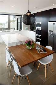 50 Lovely Kitchen Island Designs In 2021 Ideas For Kitchen Planning Kitchen Island Dining Table Kitchen Island Design Kitchen Interior