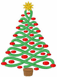 Christmas tree string art pattern. Holidays Embroidery Design Christmas Tree From Concord Collections