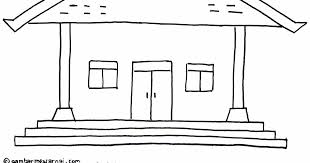 7 rumah adat jawa timur beserta gambar dan penjelasannya. Gambar Rumah Adat Joglo Untuk Mewarnai Gambar Mewarnai Rumah